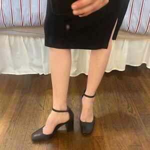 Never worn real leather Mary Jane heels from Nordstrom